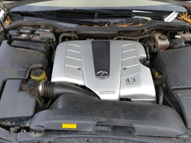 JTHBN36F740140204 - 2004 LEXUS LS 430 SILVER photo 7