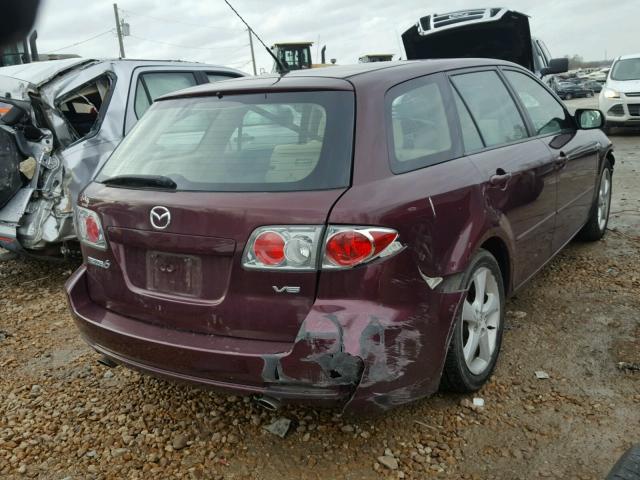 1YVHP82D365M33282 - 2006 MAZDA 6 S BROWN photo 4