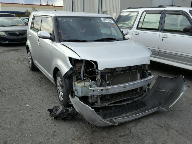 JTLKE50E681036420 - 2008 TOYOTA SCION XB SILVER photo 1