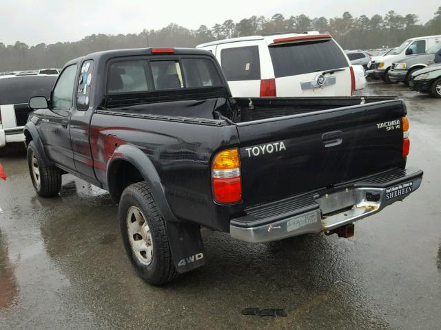 5TEWN72N13Z191039 - 2003 TOYOTA TACOMA XTR BLACK photo 3