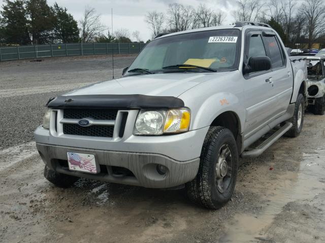 1FMZU67E91UC12496 - 2001 FORD EXPLORER S SILVER photo 2