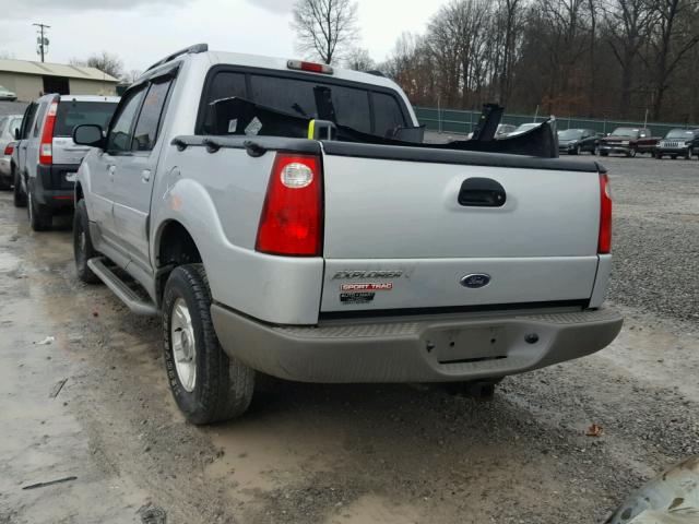 1FMZU67E91UC12496 - 2001 FORD EXPLORER S SILVER photo 3