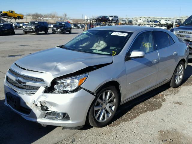 1G11E5SA8DF220698 - 2013 CHEVROLET MALIBU 2LT SILVER photo 2