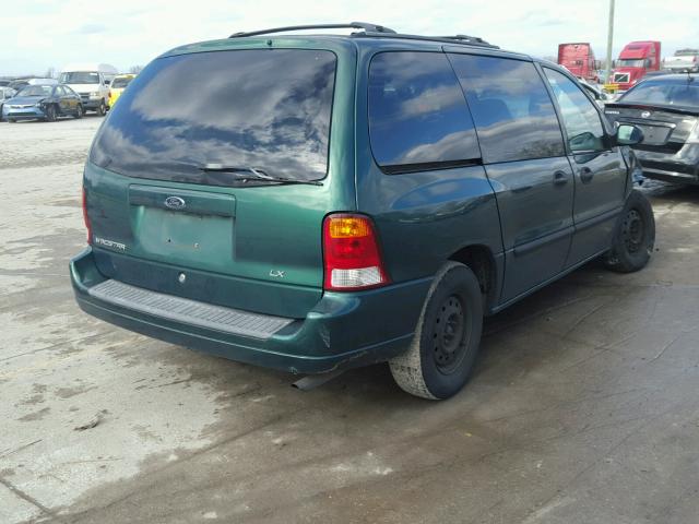 2FMZA51462BB20708 - 2002 FORD WINDSTAR L GREEN photo 4