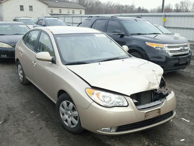 KMHDU46D88U412268 - 2008 HYUNDAI ELANTRA GL BEIGE photo 1