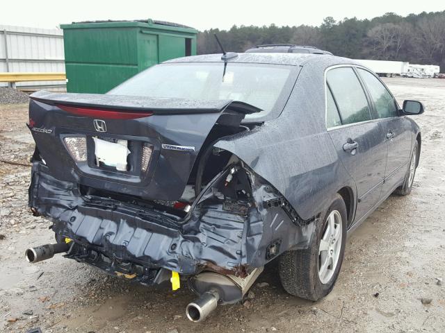 JHMCN36547C000500 - 2007 HONDA ACCORD HYB BLUE photo 4