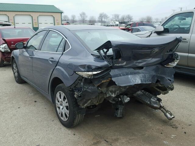 1YVHZ8BH6B5M22218 - 2011 MAZDA 6 I GRAY photo 3