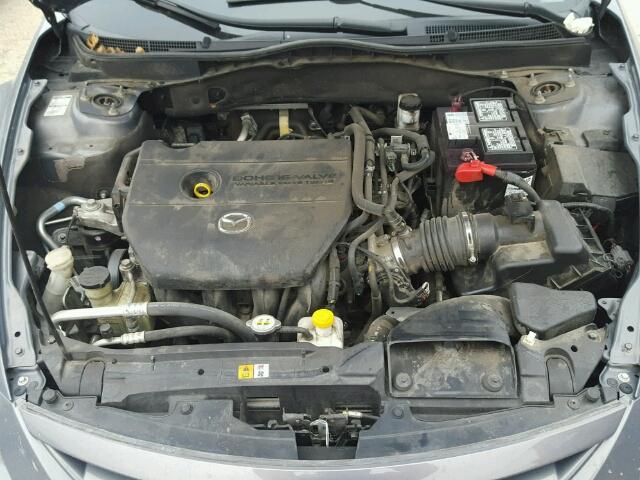 1YVHZ8BH6B5M22218 - 2011 MAZDA 6 I GRAY photo 7