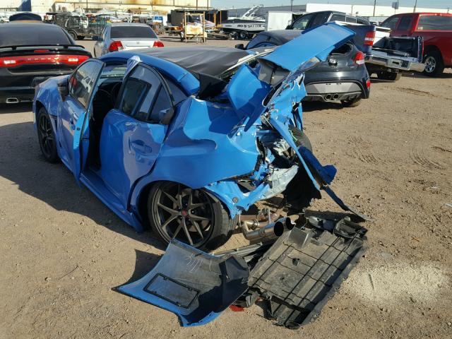 JF1VA2U62G9814045 - 2016 SUBARU WRX STI BLUE photo 3