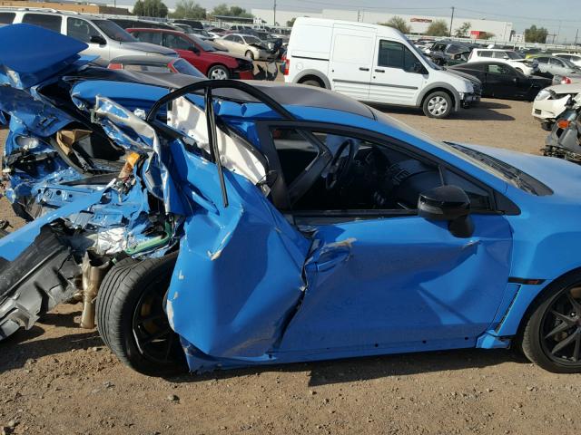 JF1VA2U62G9814045 - 2016 SUBARU WRX STI BLUE photo 9