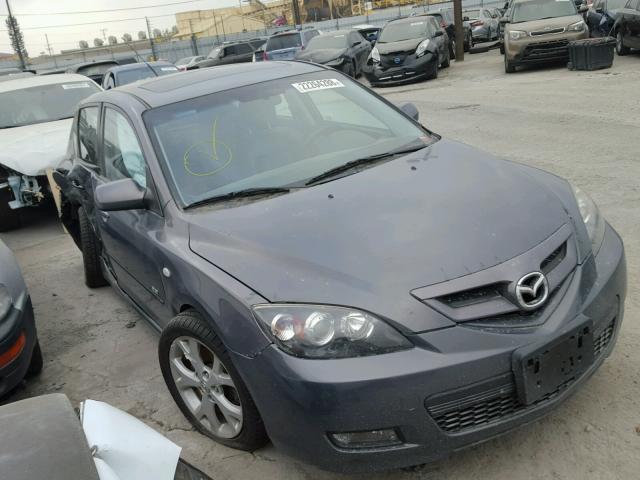 JM1BK343881780585 - 2008 MAZDA 3 HATCHBAC GRAY photo 1