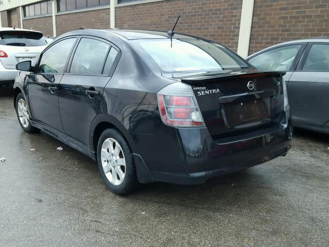 3N1AB6AP6AL627385 - 2010 NISSAN SENTRA 2.0 BLACK photo 3