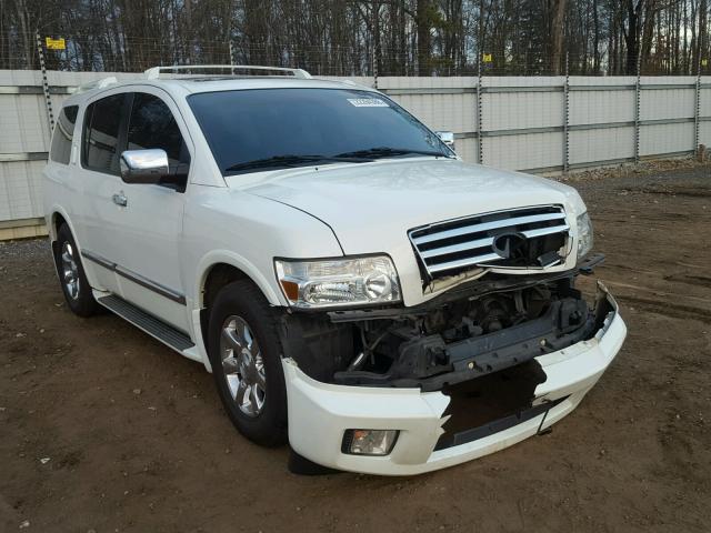 5N3AA08A46N813225 - 2006 INFINITI QX56 WHITE photo 1