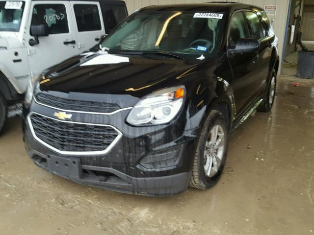 2GNALBEK6H1516906 - 2017 CHEVROLET EQUINOX LS BLACK photo 2