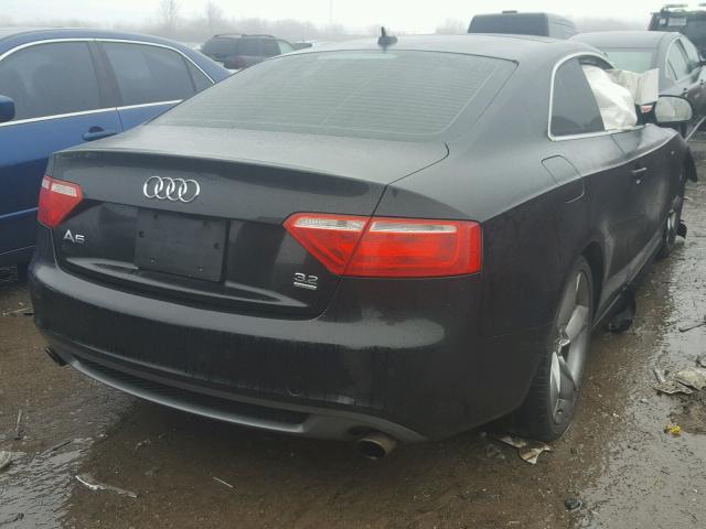 WAUDK78T09A036942 - 2009 AUDI A5 QUATTRO BLACK photo 4