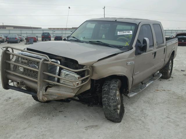 1FTSW21P96EA75659 - 2006 FORD F250 SUPER BROWN photo 2