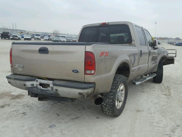 1FTSW21P96EA75659 - 2006 FORD F250 SUPER BROWN photo 4