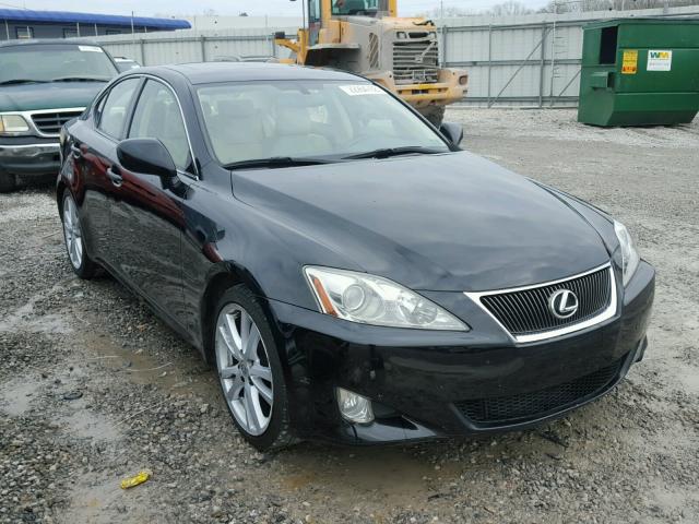 JTHBK262765009960 - 2006 LEXUS IS 250 BLACK photo 1