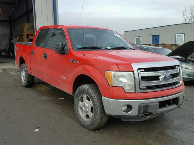 1FTFW1ET2EFC09178 - 2014 FORD F150 SUPER RED photo 1