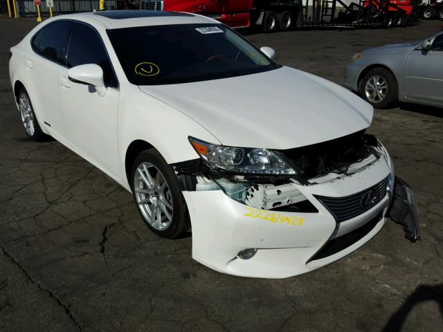 JTHBW1GG8D2009554 - 2013 LEXUS ES 300H WHITE photo 1