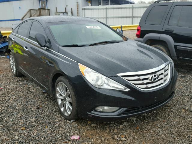 5NPEC4AC6DH782150 - 2013 HYUNDAI SONATA SE BLACK photo 1