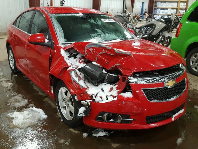 1G1PC5SB0D7163867 - 2013 CHEVROLET CRUZE LT RED photo 1