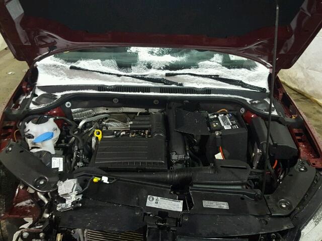 3VW2B7AJ0HM299370 - 2017 VOLKSWAGEN JETTA S 红色 照片 7