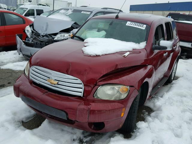 3GNDA23D37S601695 - 2007 CHEVROLET HHR LT RED photo 2