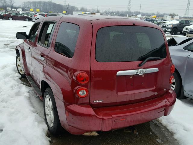 3GNDA23D37S601695 - 2007 CHEVROLET HHR LT RED photo 3