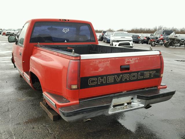 1GCDC14KXRZ187444 - 1994 CHEVROLET GMT-400 C1 Qırmızı foto 3