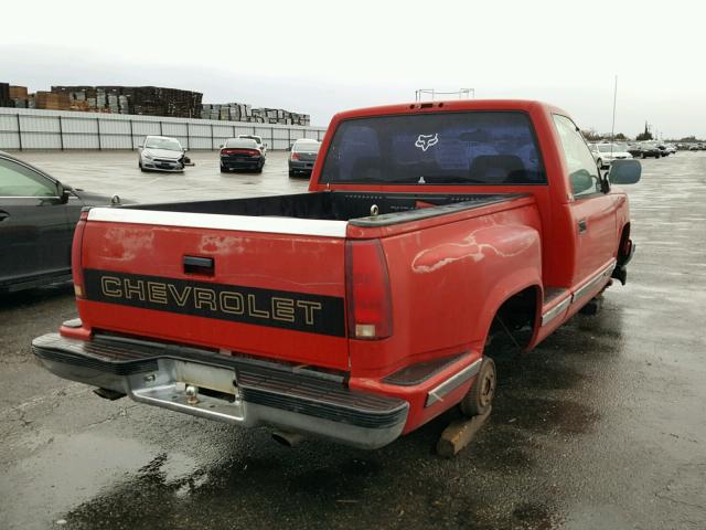 1GCDC14KXRZ187444 - 1994 CHEVROLET GMT-400 C1 Qırmızı foto 4