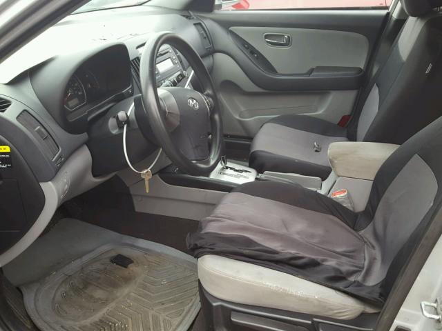 KMHDU4AD7AU961263 - 2010 HYUNDAI ELANTRA BL SILVER photo 5