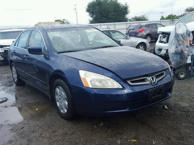 JHMCM56354C035376 - 2004 HONDA ACCORD LX BLUE photo 1