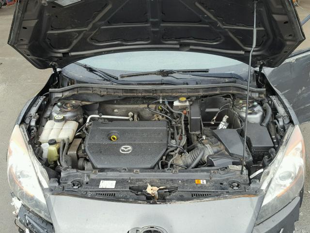 JM1BL1VG7B1384030 - 2011 MAZDA 3 I GRAY photo 7