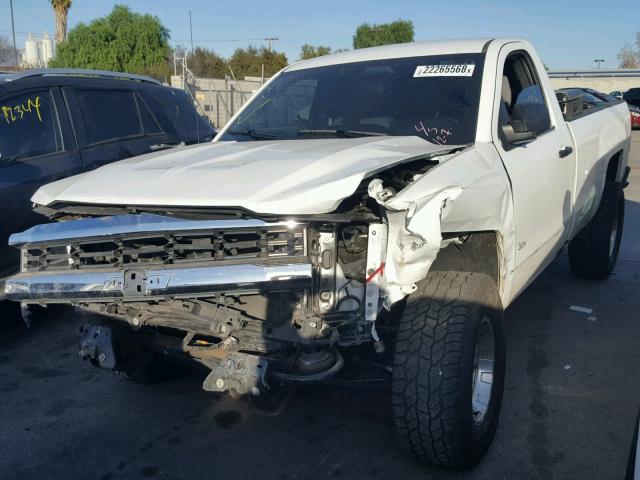 1GCNCNEC0GZ414575 - 2016 CHEVROLET SILVERADO WHITE photo 2