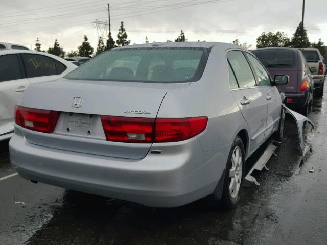 1HGCM66545A020567 - 2005 HONDA ACCORD EX SILVER photo 4