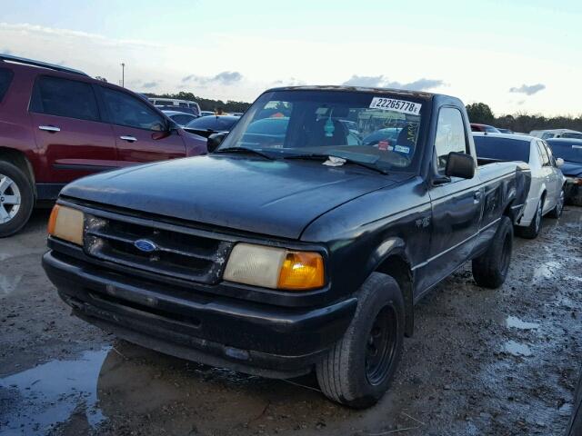 1FTCR10U6TUB52597 - 1996 FORD RANGER BLACK photo 2