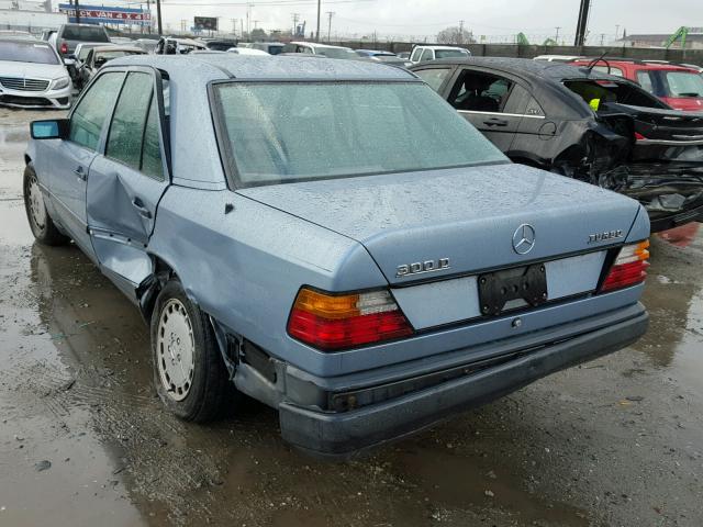 WDBEB33D4HA458919 - 1987 MERCEDES-BENZ 300 DT BLUE photo 3