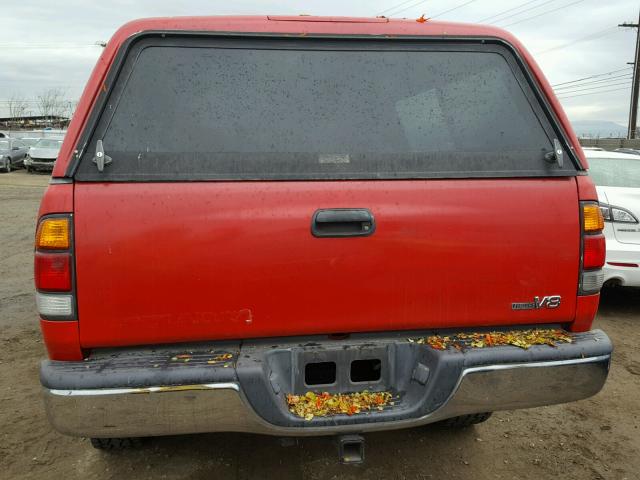 5TBRT341X2S309647 - 2002 TOYOTA TUNDRA ACC RED photo 9