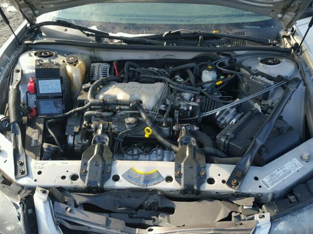 2G1WF52E349151790 - 2004 CHEVROLET IMPALA SILVER photo 7