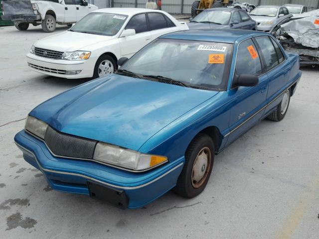 1G4NV55M6SC424926 - 1995 BUICK SKYLARK GR TEAL photo 2