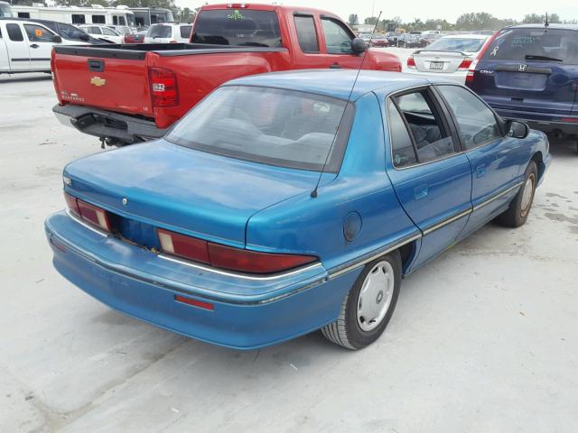 1G4NV55M6SC424926 - 1995 BUICK SKYLARK GR TEAL photo 4