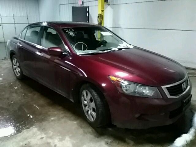 1HGCP36848A038751 - 2008 HONDA ACCORD EXL BURGUNDY photo 1