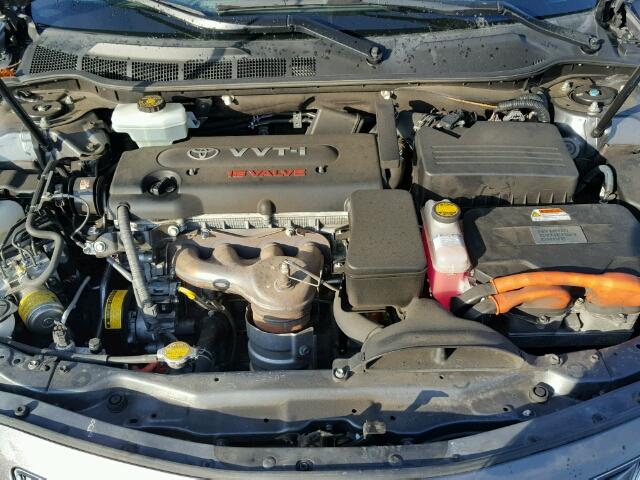 4T1BB46K49U071447 - 2009 TOYOTA CAMRY HYBR GRAY photo 7