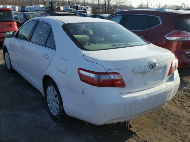 4T4BE46K99R093022 - 2009 TOYOTA CAMRY BASE WHITE photo 3