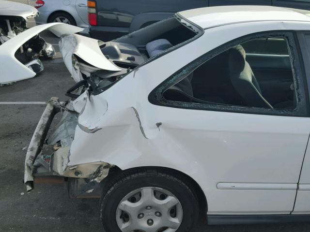 1HGEJ8148YL085359 - 2000 HONDA CIVIC EX 白色 照片 9