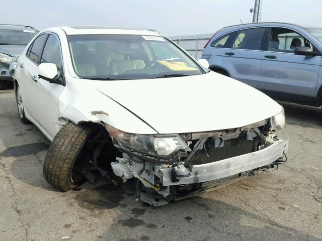 JH4CU26639C003865 - 2009 ACURA TSX WHITE photo 1