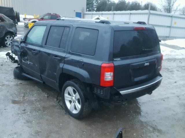 1C4NJPCBXED744715 - 2014 JEEP PATRIOT LI BLACK photo 3