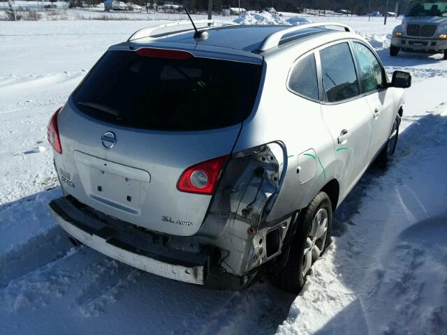 JN8AS58V39W176549 - 2009 NISSAN ROGUE S SILVER photo 4