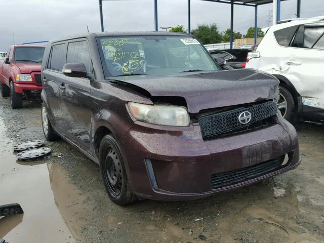 JTLKE50E891075480 - 2009 TOYOTA SCION XB MAROON photo 1